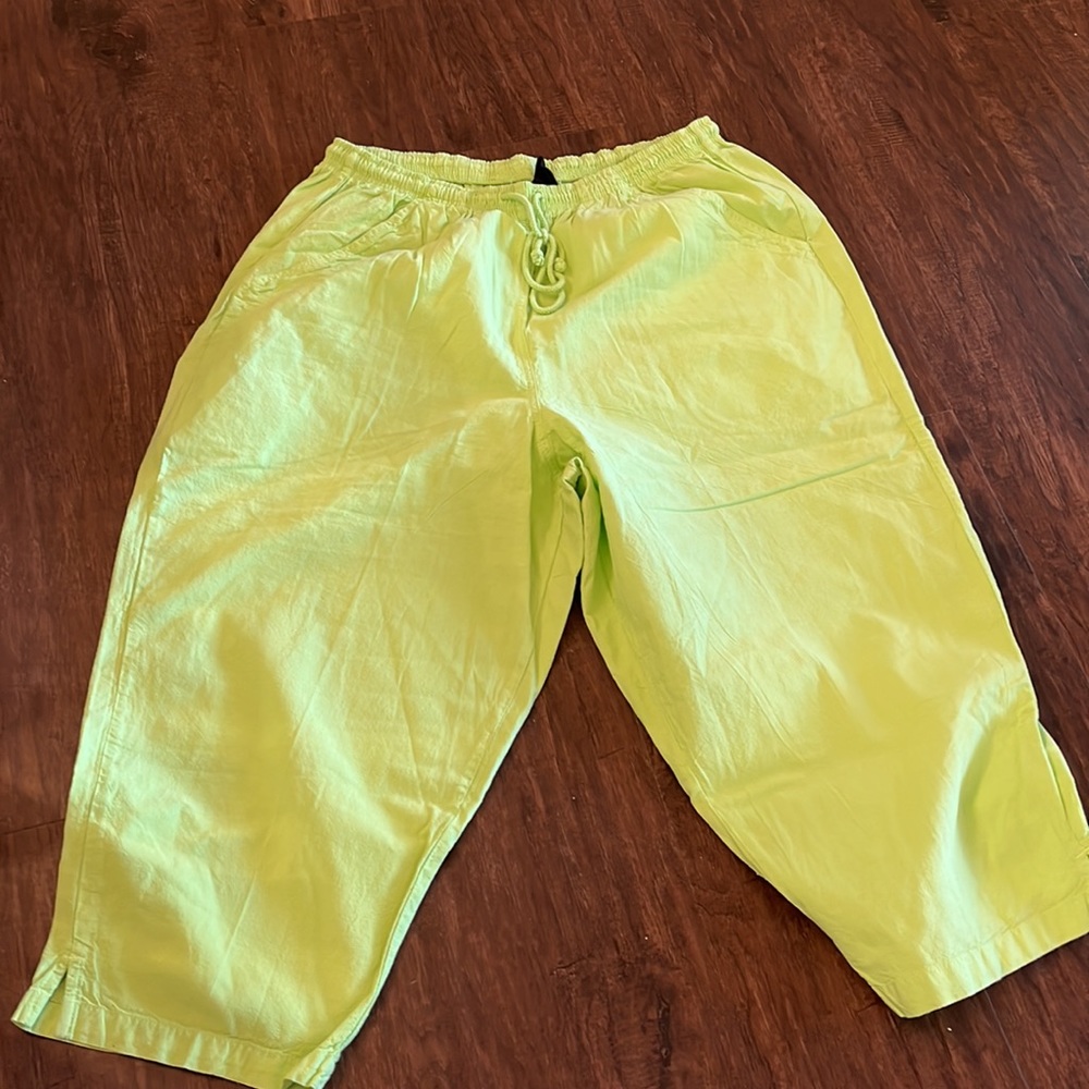Lime Green Capris